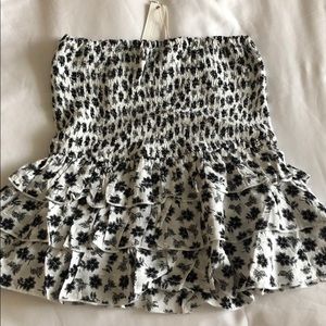 Shop Talulah smocked skirt